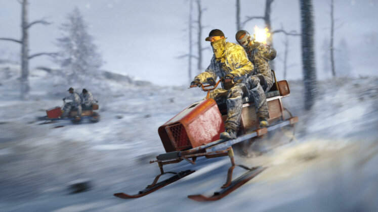 Rust - Arctic Update - Snowmobile in Fight