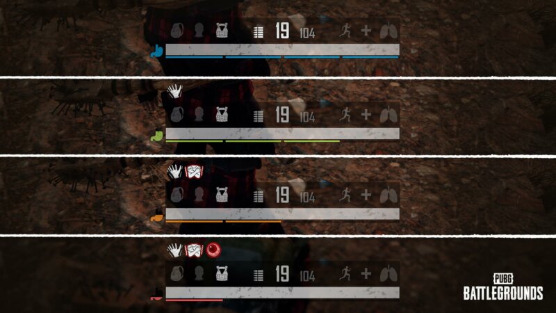 PUBG - Hunger-Meter in Survivors Left Behind